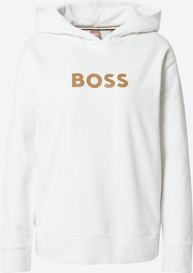 BOSS Orange Μπλούζα φούτερ 'Edelight' σε καπουτσίνο / λευκό, Άποψη προϊόντος
