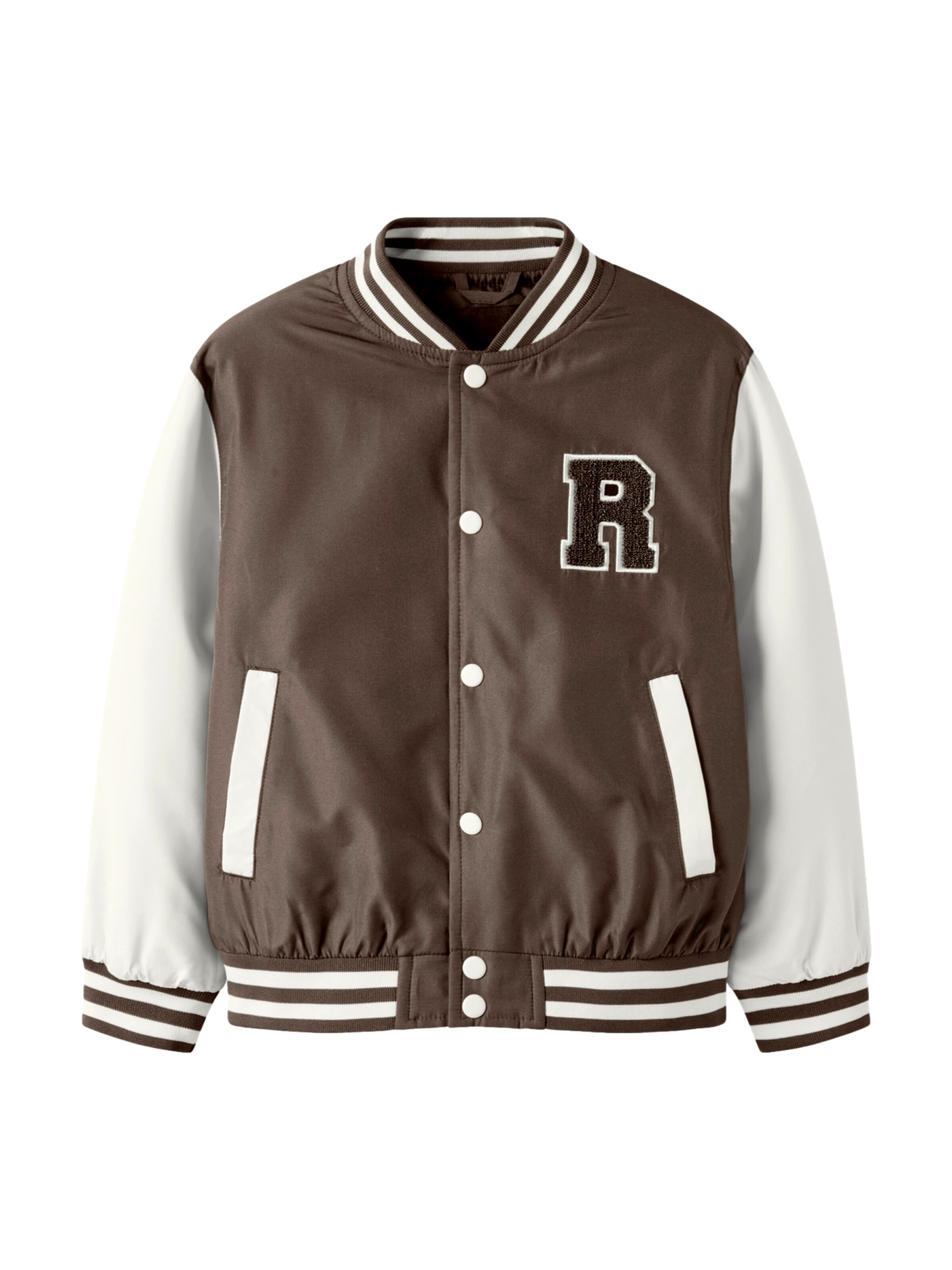 Giacca di mezza stagione 'Mains Varsity' di NAME IT in marrone: frontale