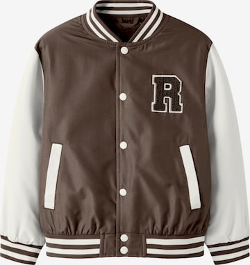 Giacca di mezza stagione 'Mains Varsity' di NAME IT in marrone: frontale