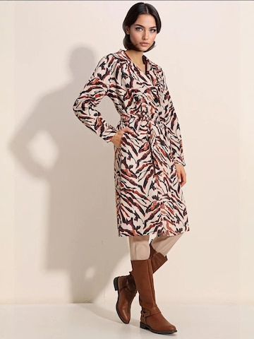 Bigdart - Sobretudo meia-estação em castanho