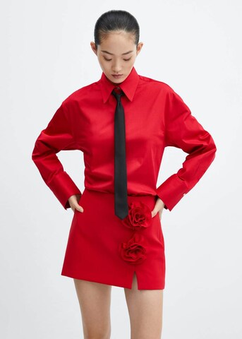 MANGO Blouse 'rojiza' in Red: front