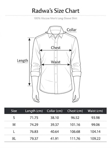 RadwaRegular Fit Košulja 'Men's Viscose multicolor pattern shirt' - bijela boja