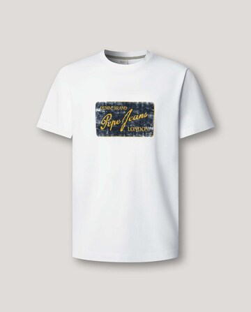 T-Shirt 'Suen' Pepe Jeans en blanc