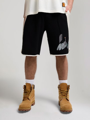 Regular Pantalon AND1 en noir : devant