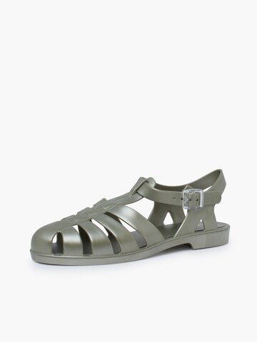 Claquettes / Tongs IGOR en vert : devant