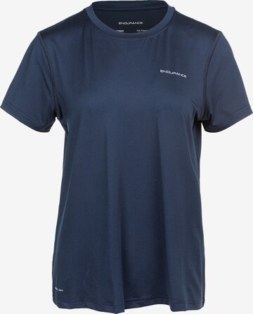 ENDURANCE Funkční tričko 'Yonan' – modrá: přední strana