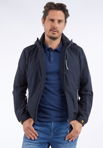 HECHTER PARIS Between-Season Jacket in Blue: front