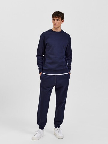 SELECTED HOMME Sweatshirt 'Hoffman' in Blau