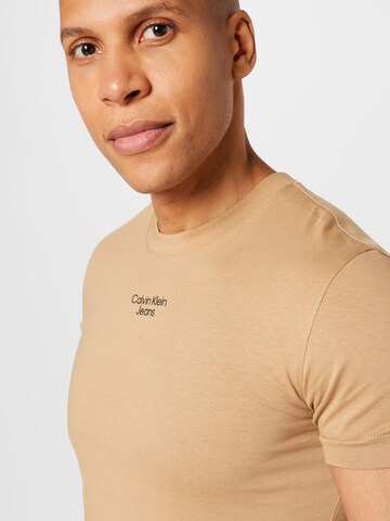 Calvin Klein Jeans Shirt in Beige