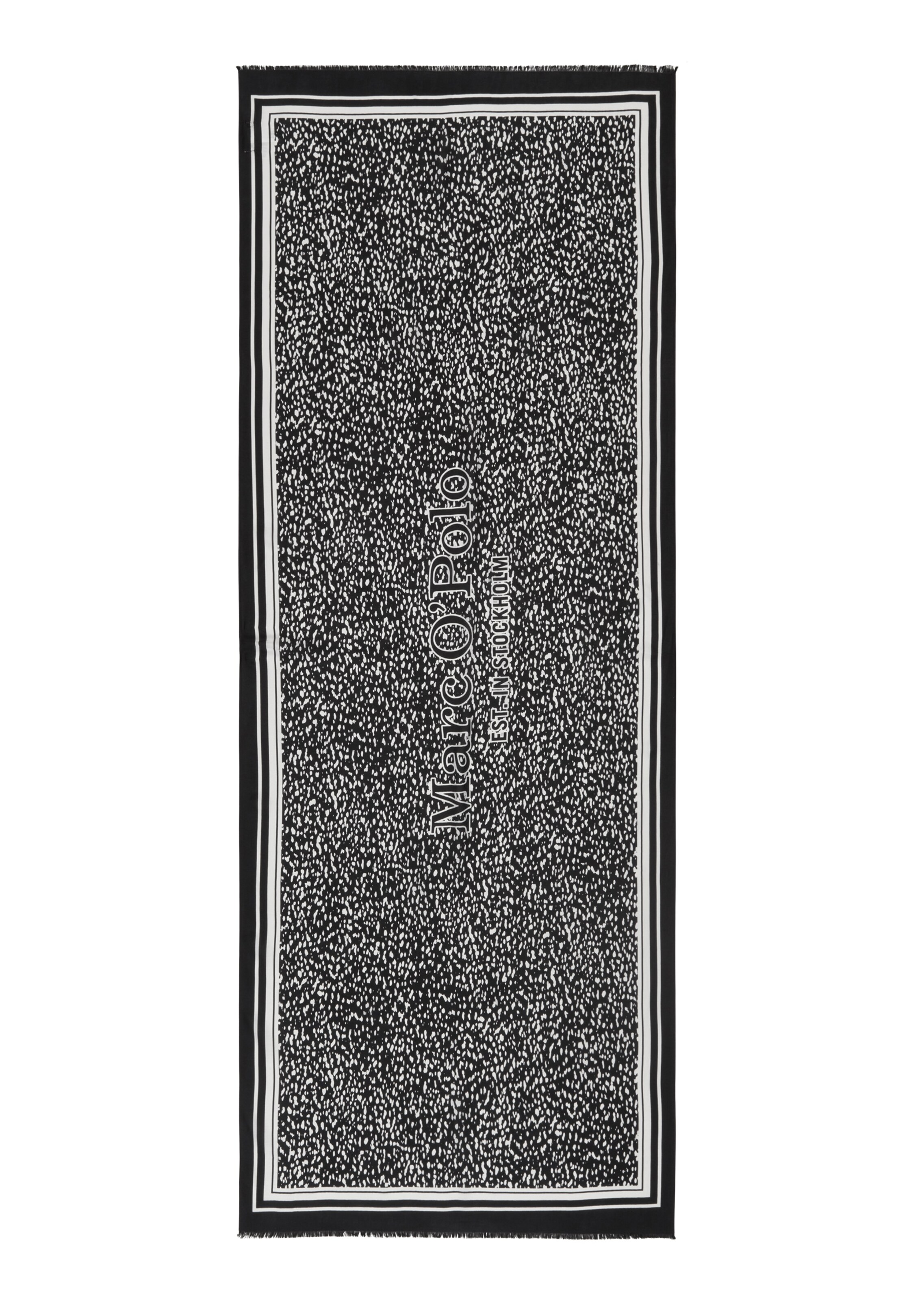 Marc O'Polo Schal in Schwarz: Vorderseite