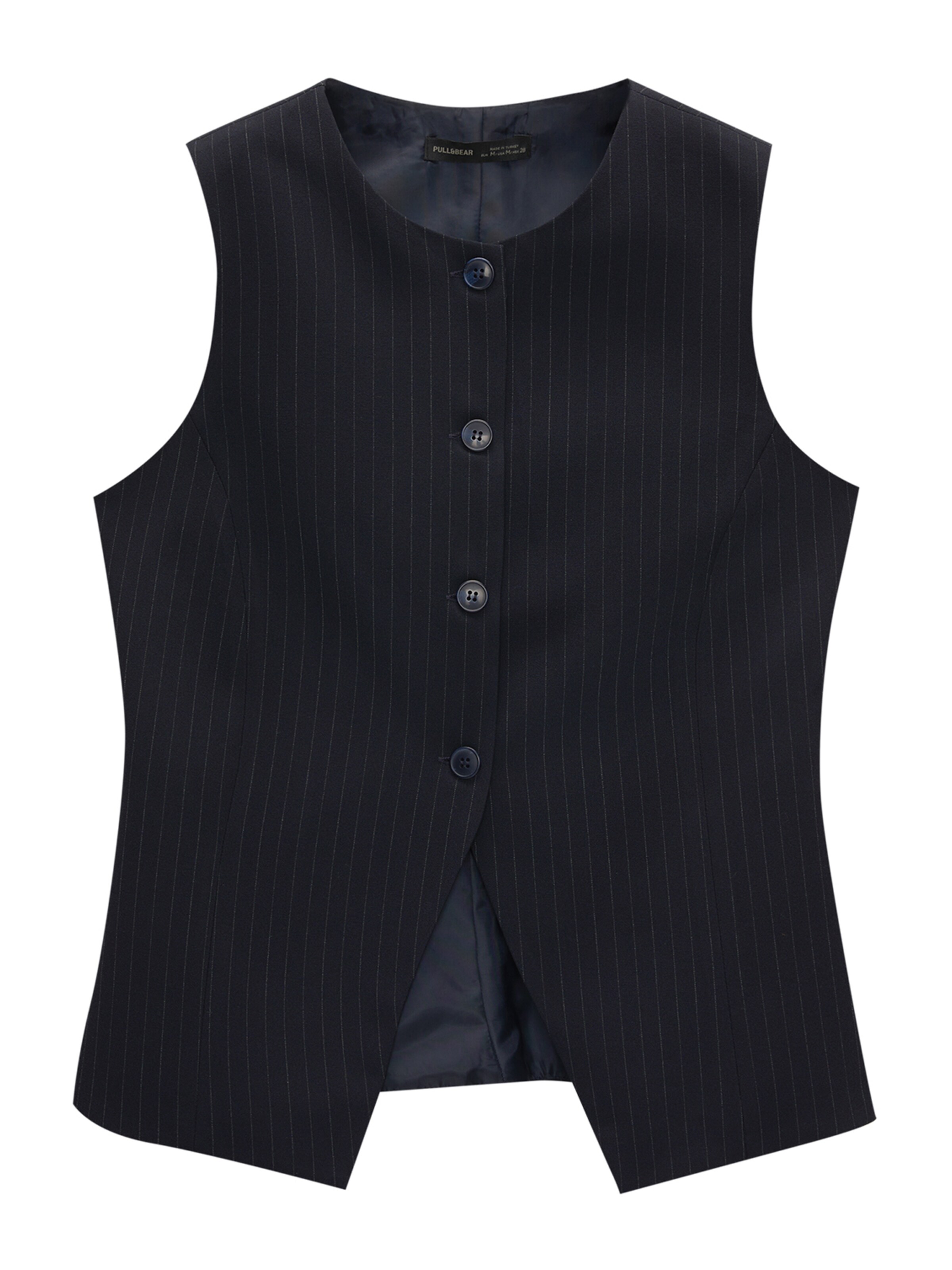 Pull&Bear Weste in Blau: Vorderseite