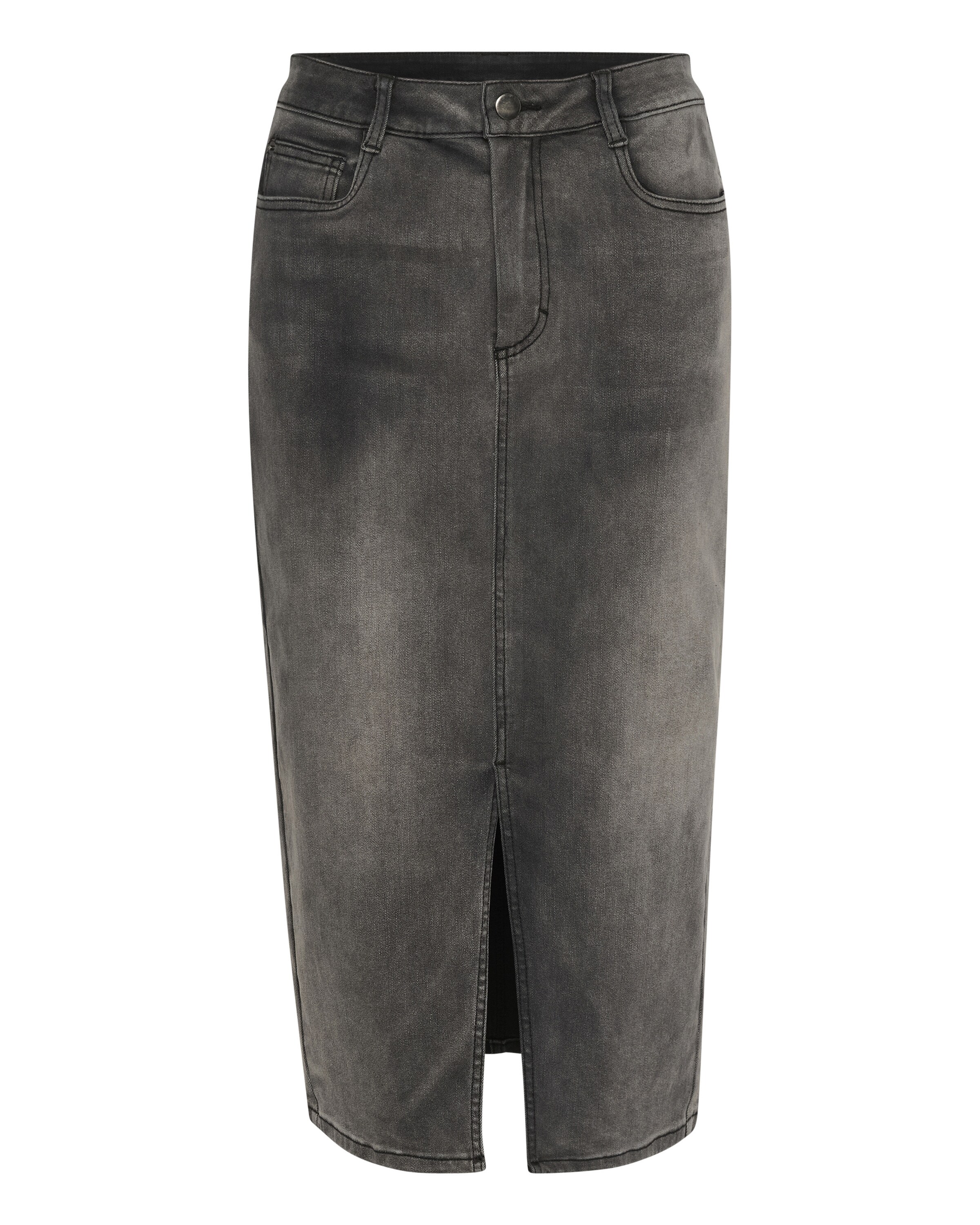 Kaffe Jupe 'Sinem' en 34 en gris denim, Vue avec produit