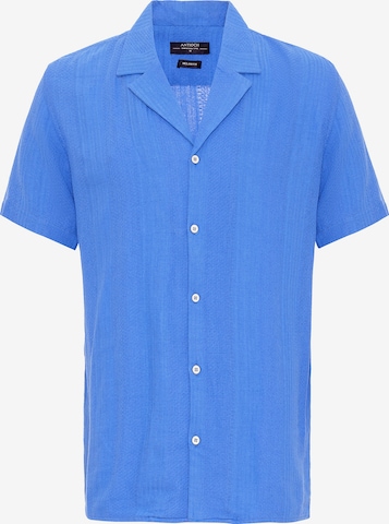 AntiochRegular Fit Košulja - plava boja: prednji dio