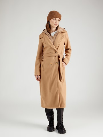 Manteau mi-saison BRAVE SOUL en beige : devant