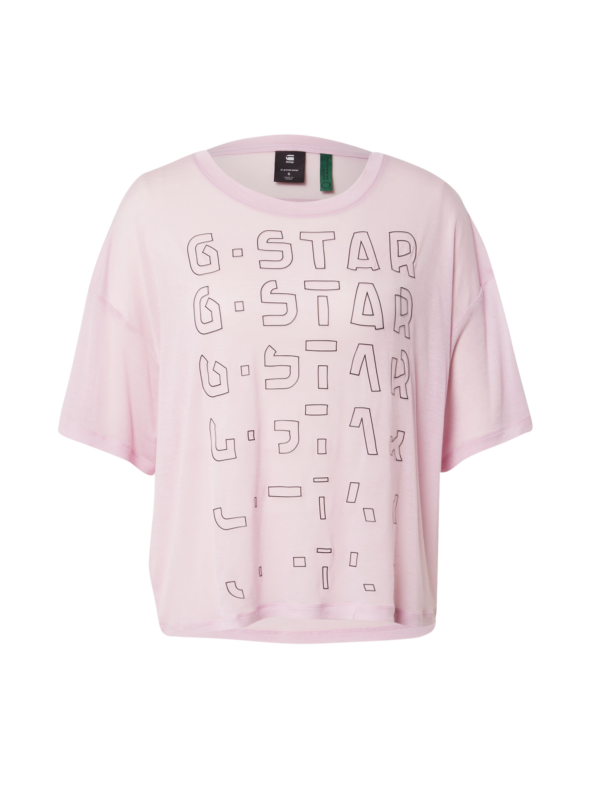 pink g star shirt