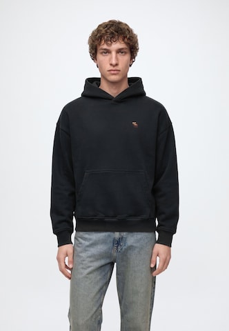 Abercrombie & Fitch Μπλούζα φούτερ 'ICON POPOVER' σε μαύρο: μπροστά