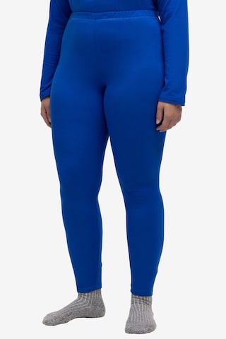 Ulla Popken Skinny Leggings in Blauw: voorkant