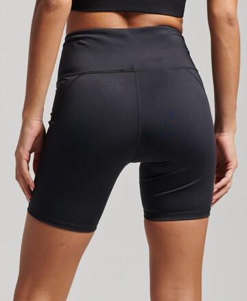 Skinny Pantalon de sport Superdry en noir