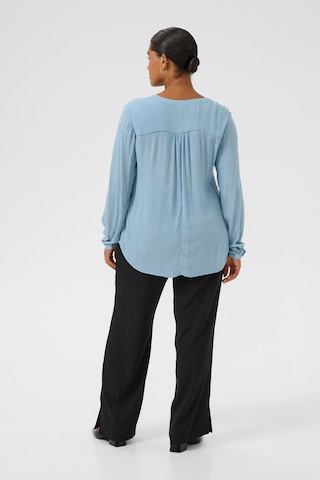 KAFFE CURVE - Blusa 'KCAmi' em azul