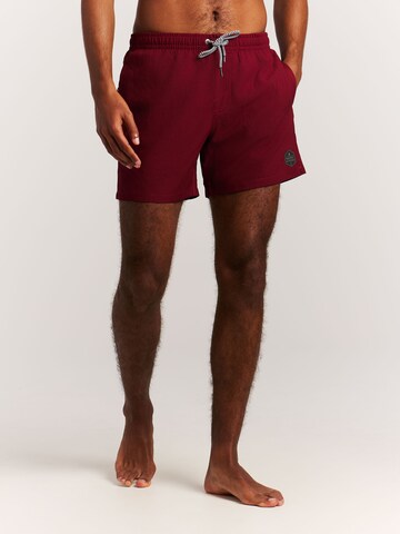 PROTEST Badeshorts 'Davey'‌‌‌ in Rot