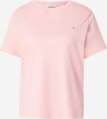 T-shirt GANT en rose : devant