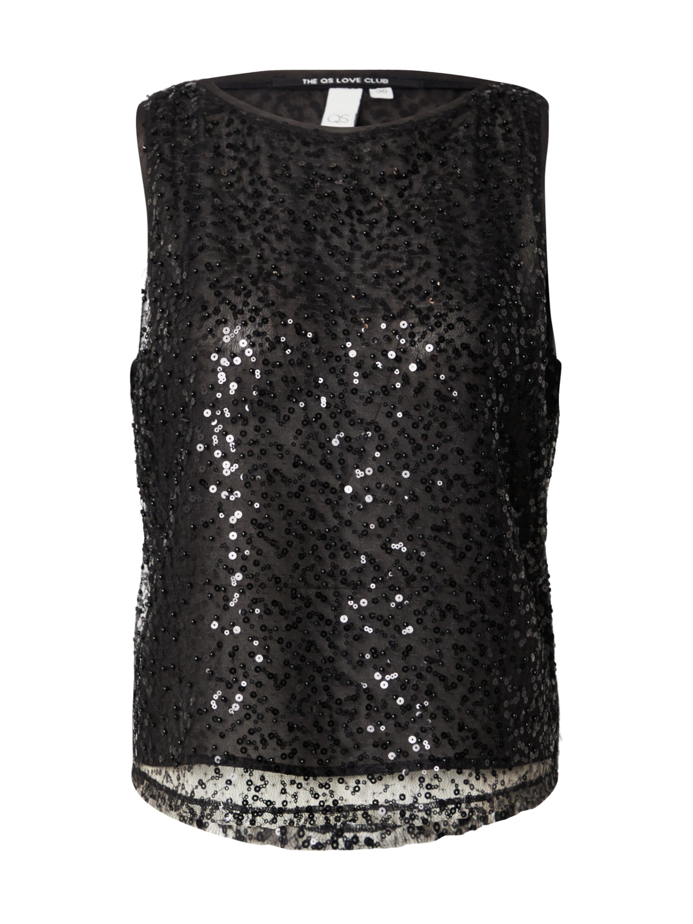 QS Bluse i sort: forside