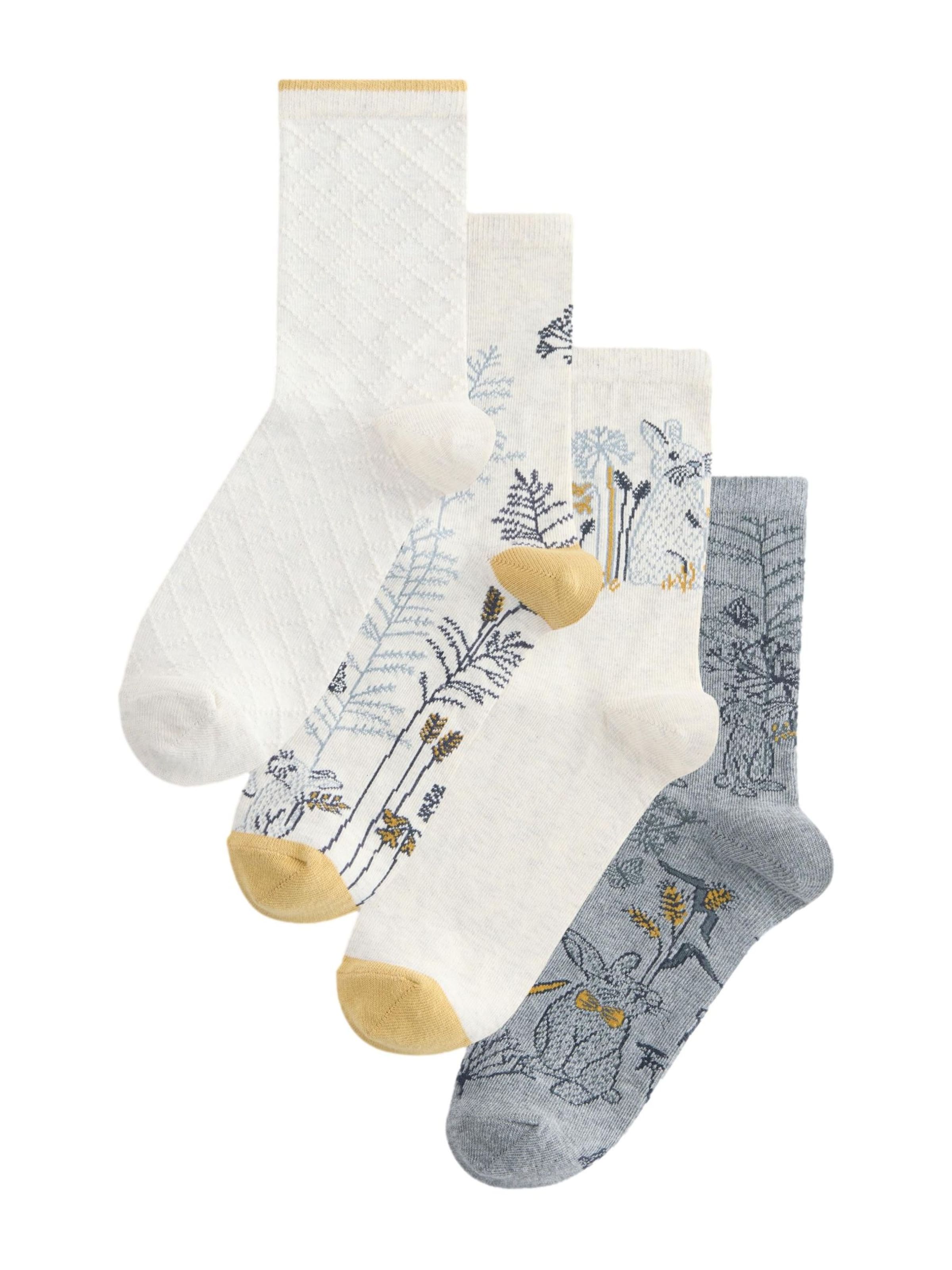 Next Socken in Grau: Vorderseite