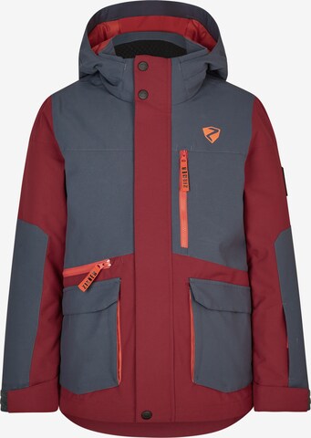 ZIENER Skijacke \'AGONIS\' ABOUT Rot | YOU Grau, in