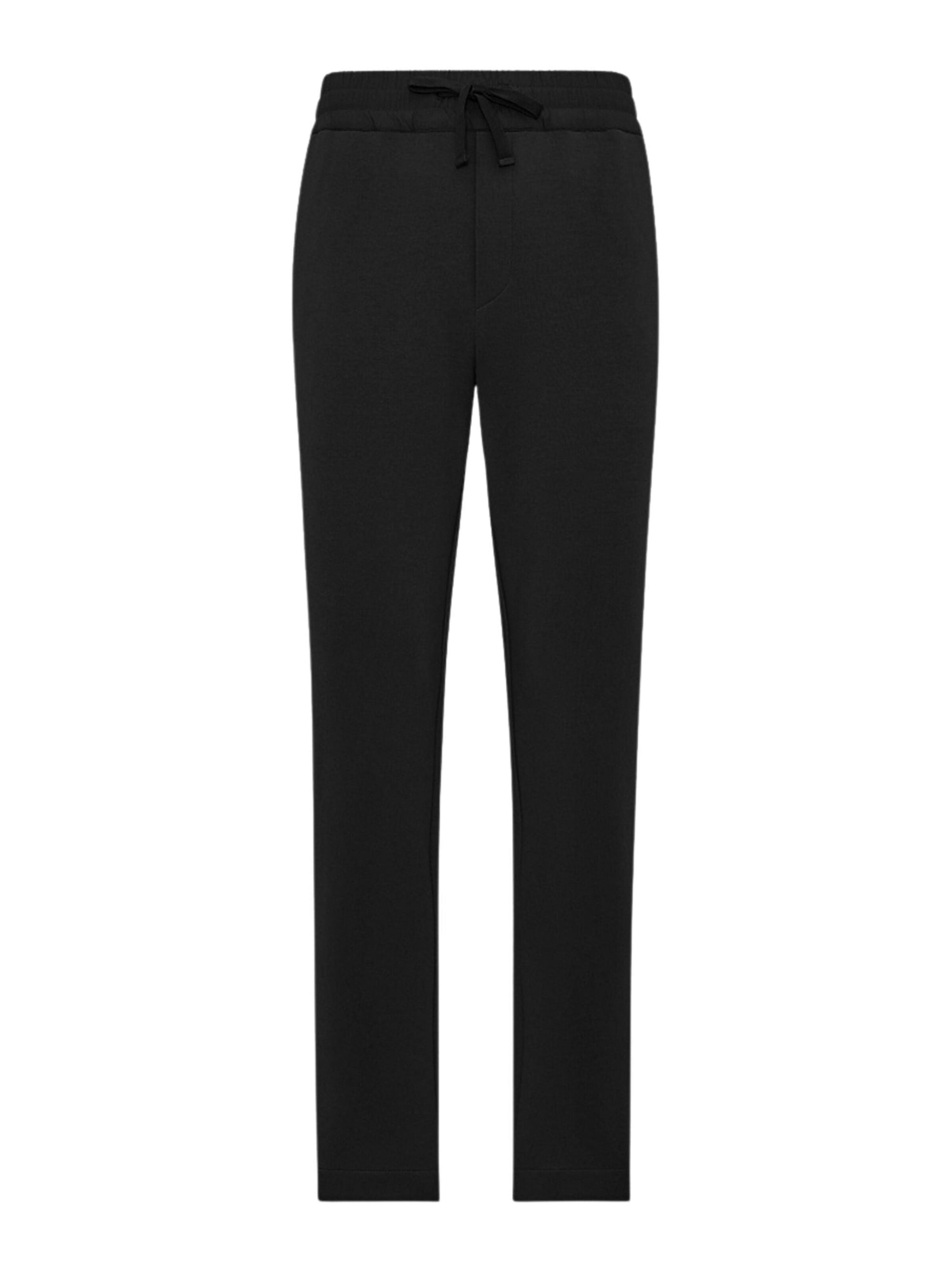 Pantaloni 'Technical cotton jersey jogging pants' di DUNO in nero: frontale