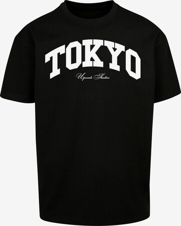 T-Shirt 'Tokyo College' MT Upscale en noir : devant