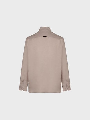 SILK & CASHMERE Shirt in Brown