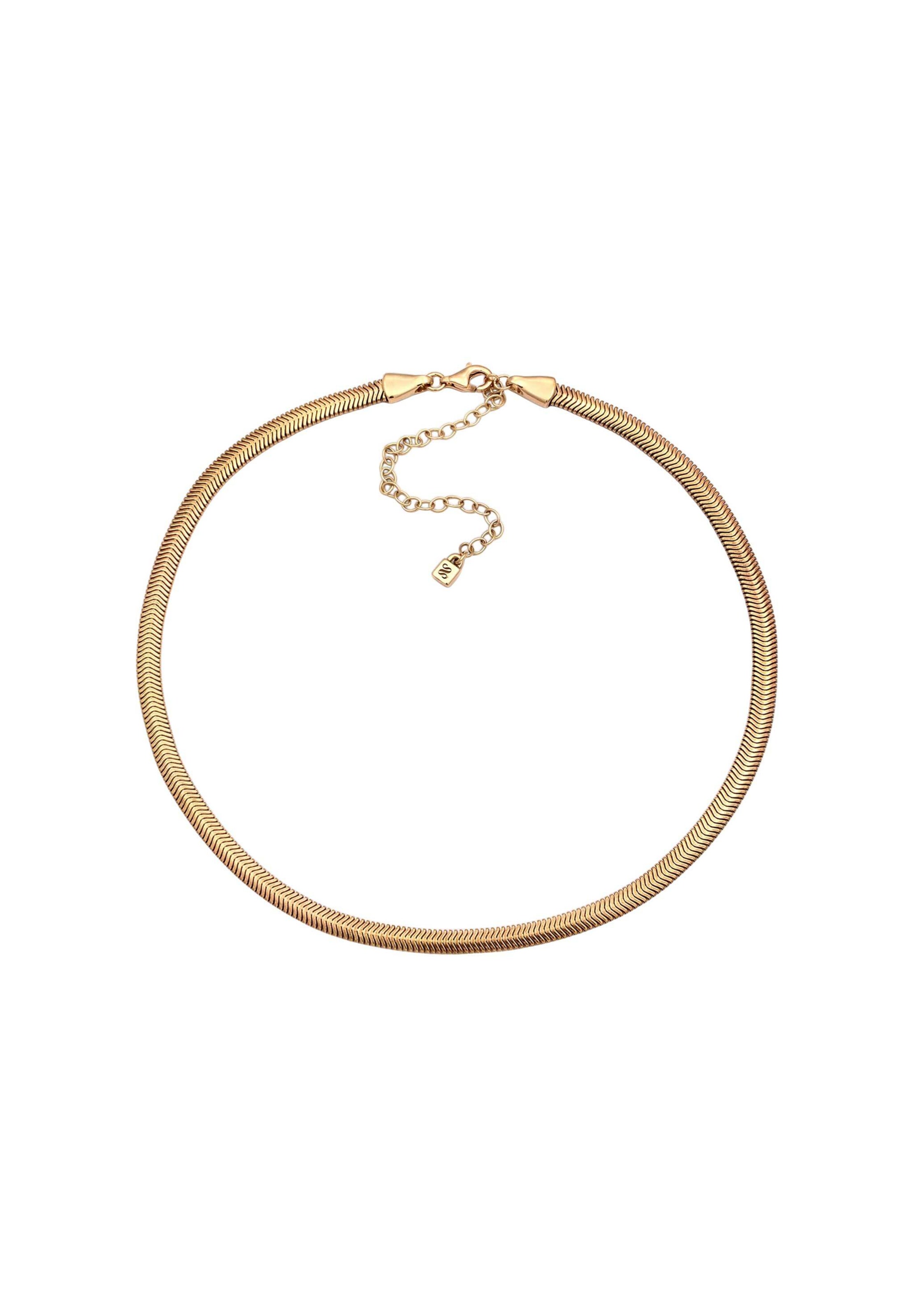 Chaîne 'Schlangenkette' Stilnest en or : devant