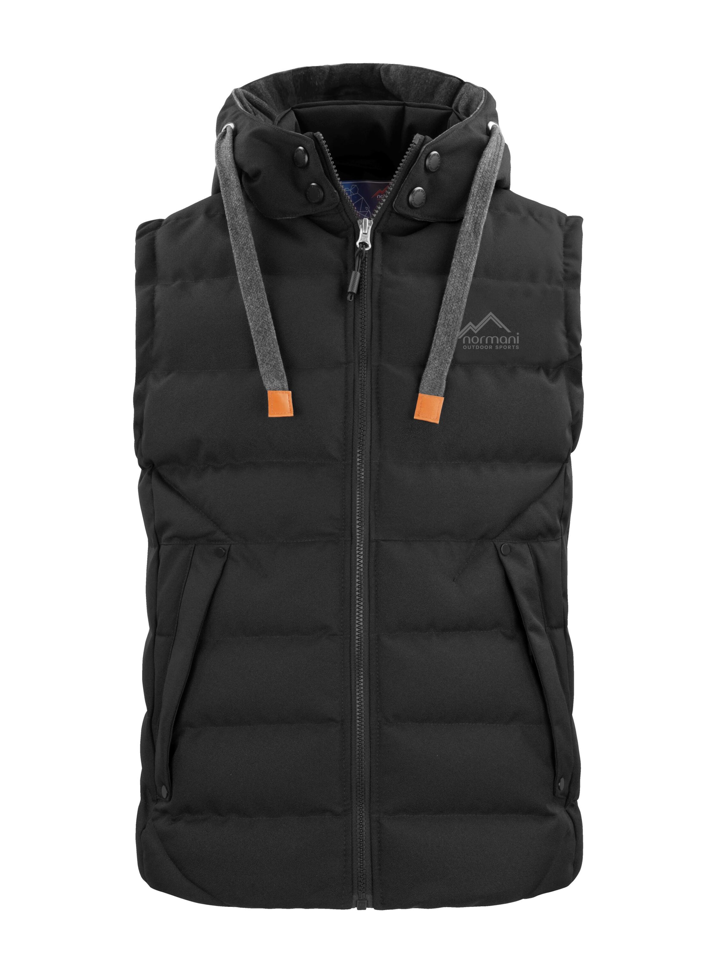 normani Sports vest 'Yuquot' in Black: front