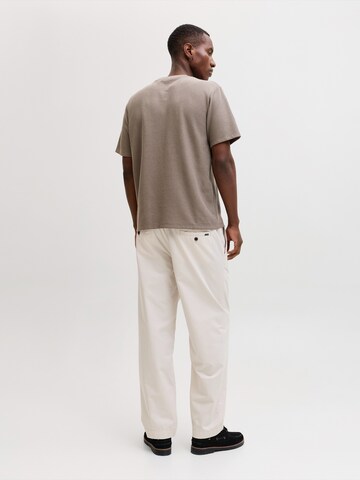 JACK & JONES T-Shirt 'JJEAUSTIN' in Braun