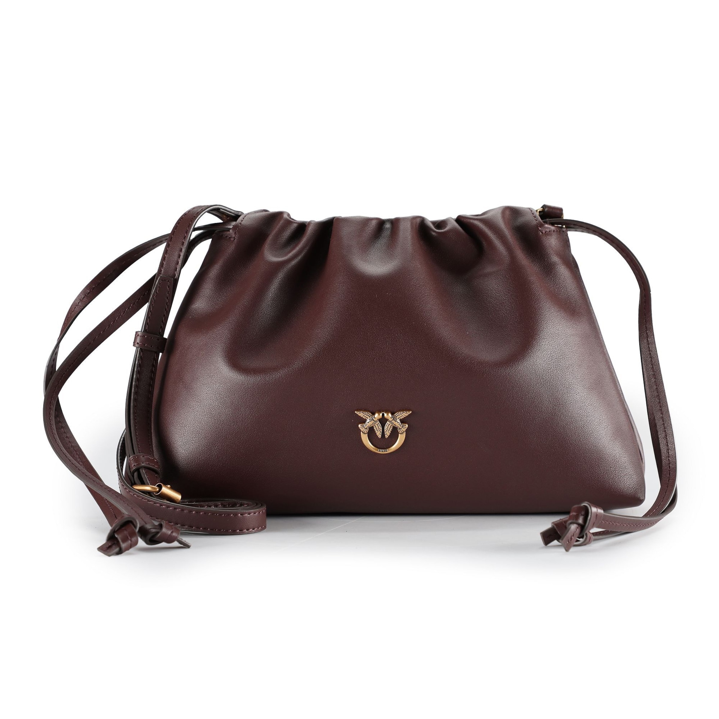 Poche ventrale PINKO en marron : devant