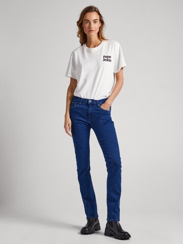 Coupe slim Jean 'Grace' Pepe Jeans en bleu