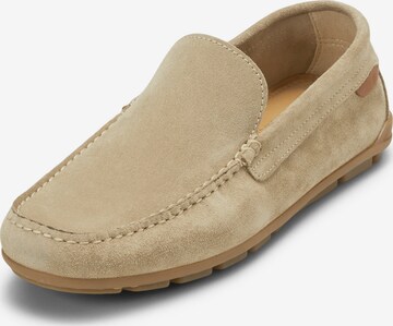 Marc O'Polo Mockasin i beige: framsida