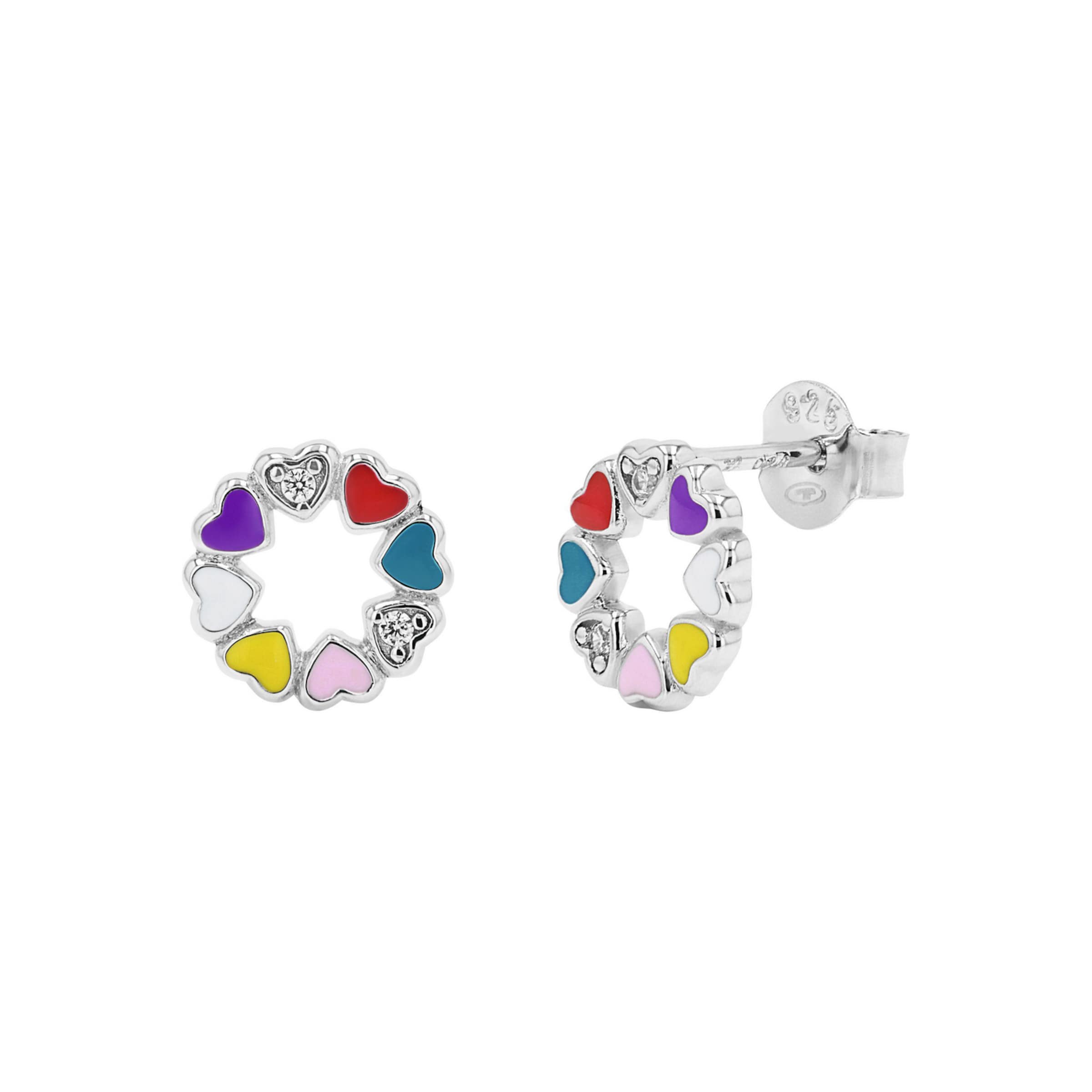 TOM TAILOR Earrings in Silver: front