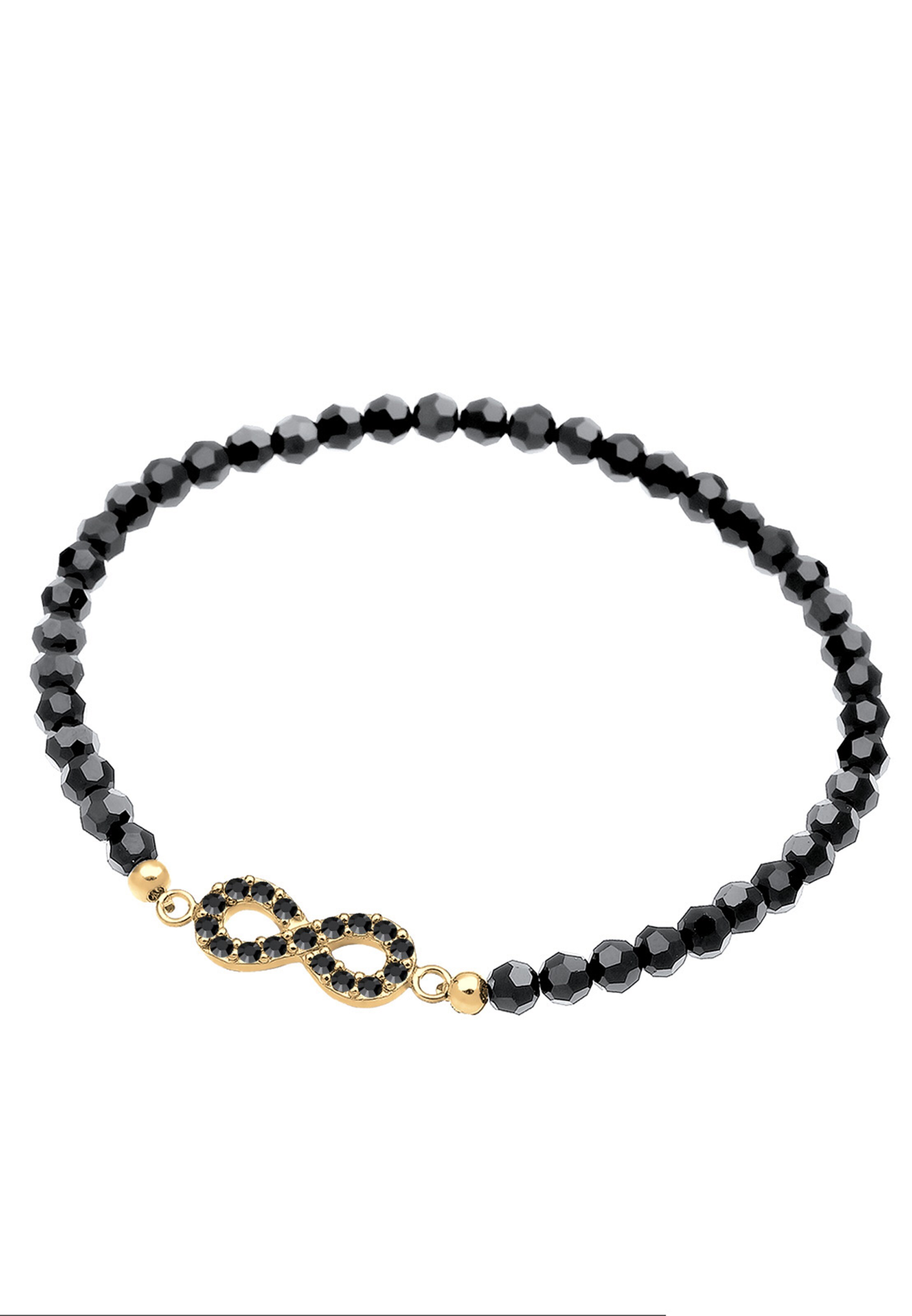 ELLI Bracelet 'Infinity' in Black: front