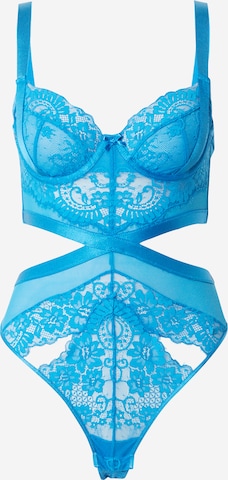 Body 'Milaan' Hunkemöller en bleu : devant