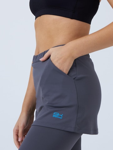 SPORTKIND Sportrok '2-in-1 Tennis Skirt with Leggings' in Grijs