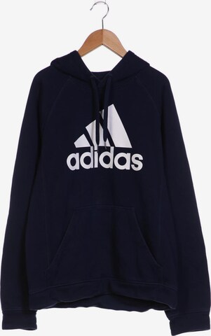 ADIDAS PERFORMANCE Sweatshirt & Zip-Up Hoodie in M in Blue: front