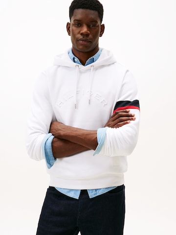 TOMMY HILFIGER Sweatshirt in Weiß: Vorderseite