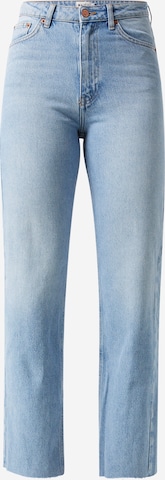 NA-KD Regular Jeans in Blue: front