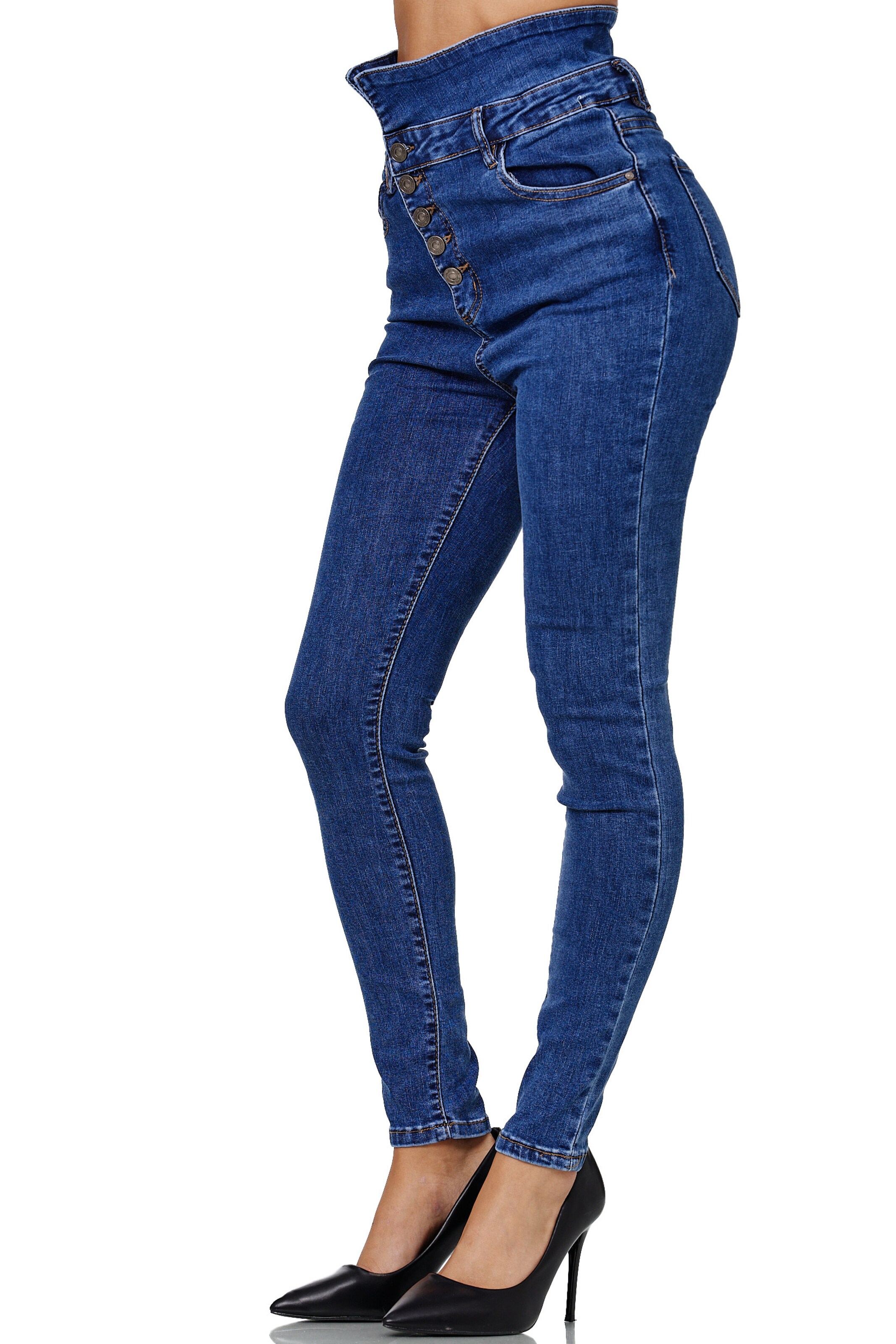 Skinny Jean Elara en bleu