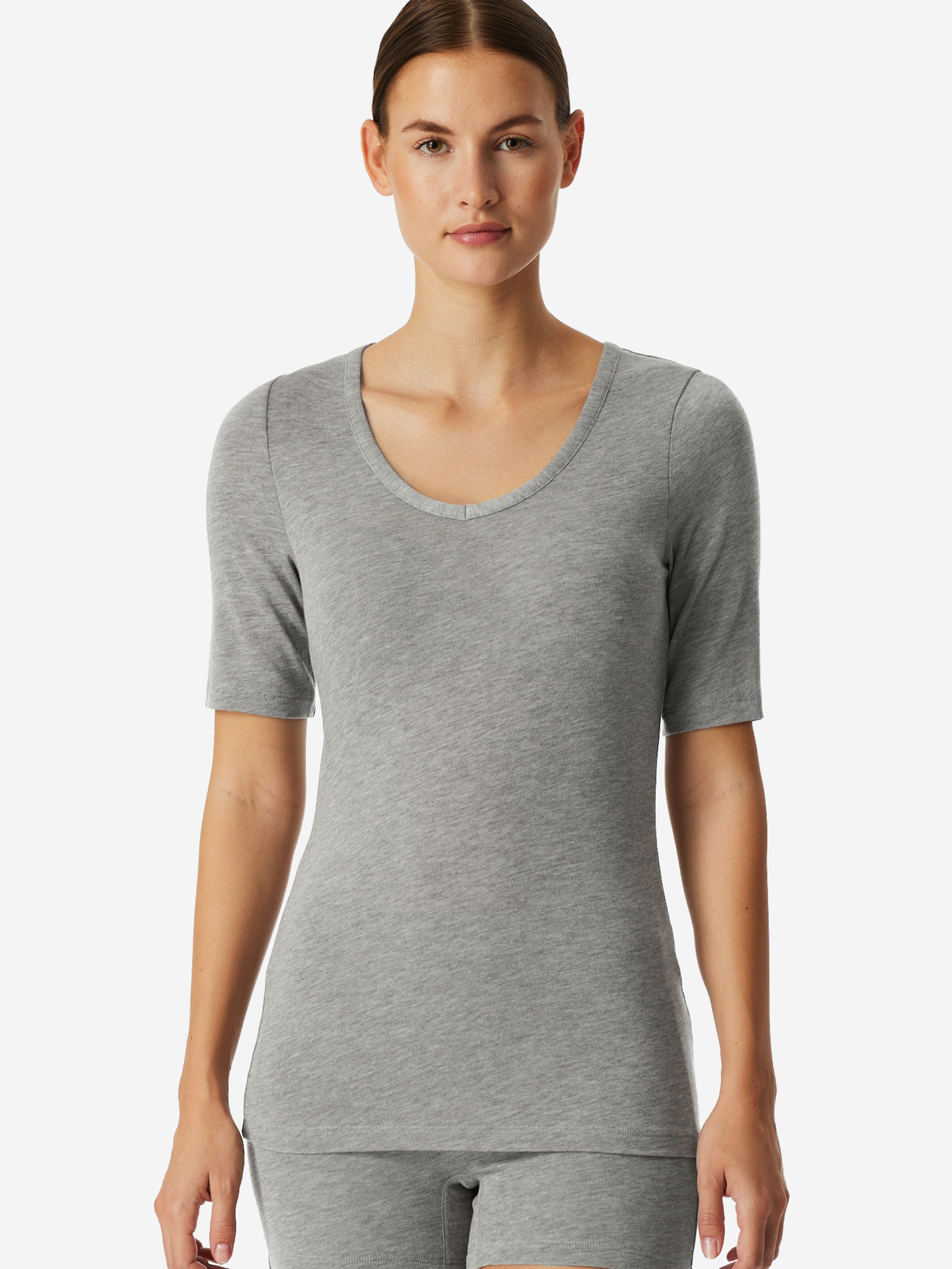 Maillot de corps SCHIESSER en gris : devant