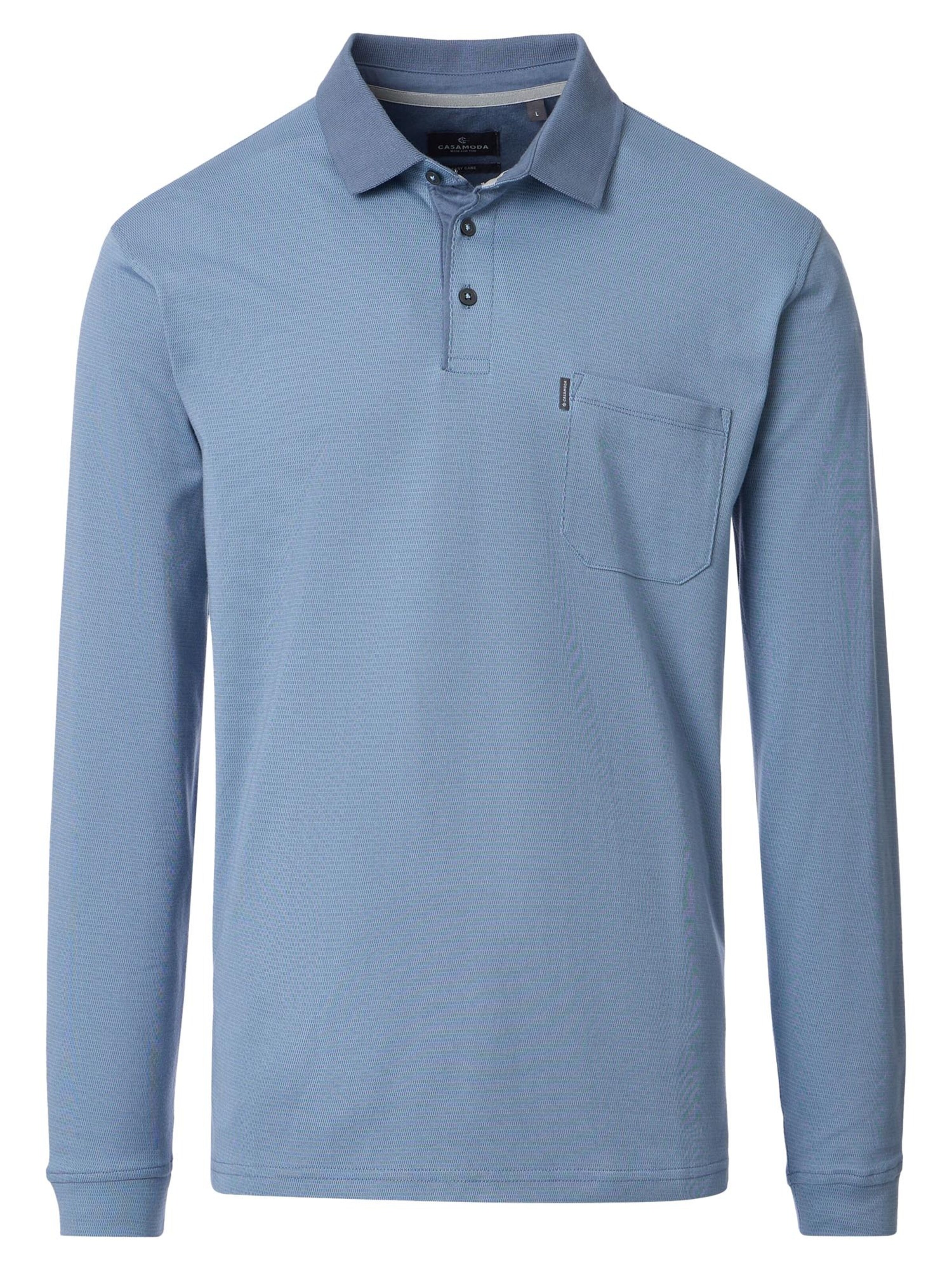 CASAMODA Shirt 'Basic' in Blue: front