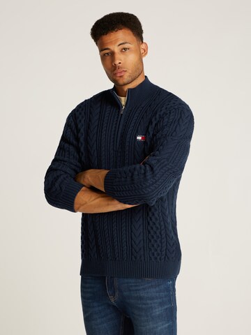 Pullover di Tommy Jeans in blu: frontale