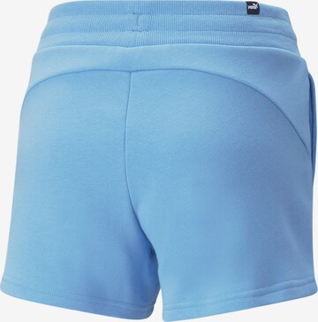 PUMA Regular Sportbroek 'ESS 4' in Blauw