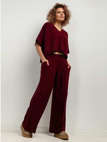 TESSITA Oversizeshirt in Rot